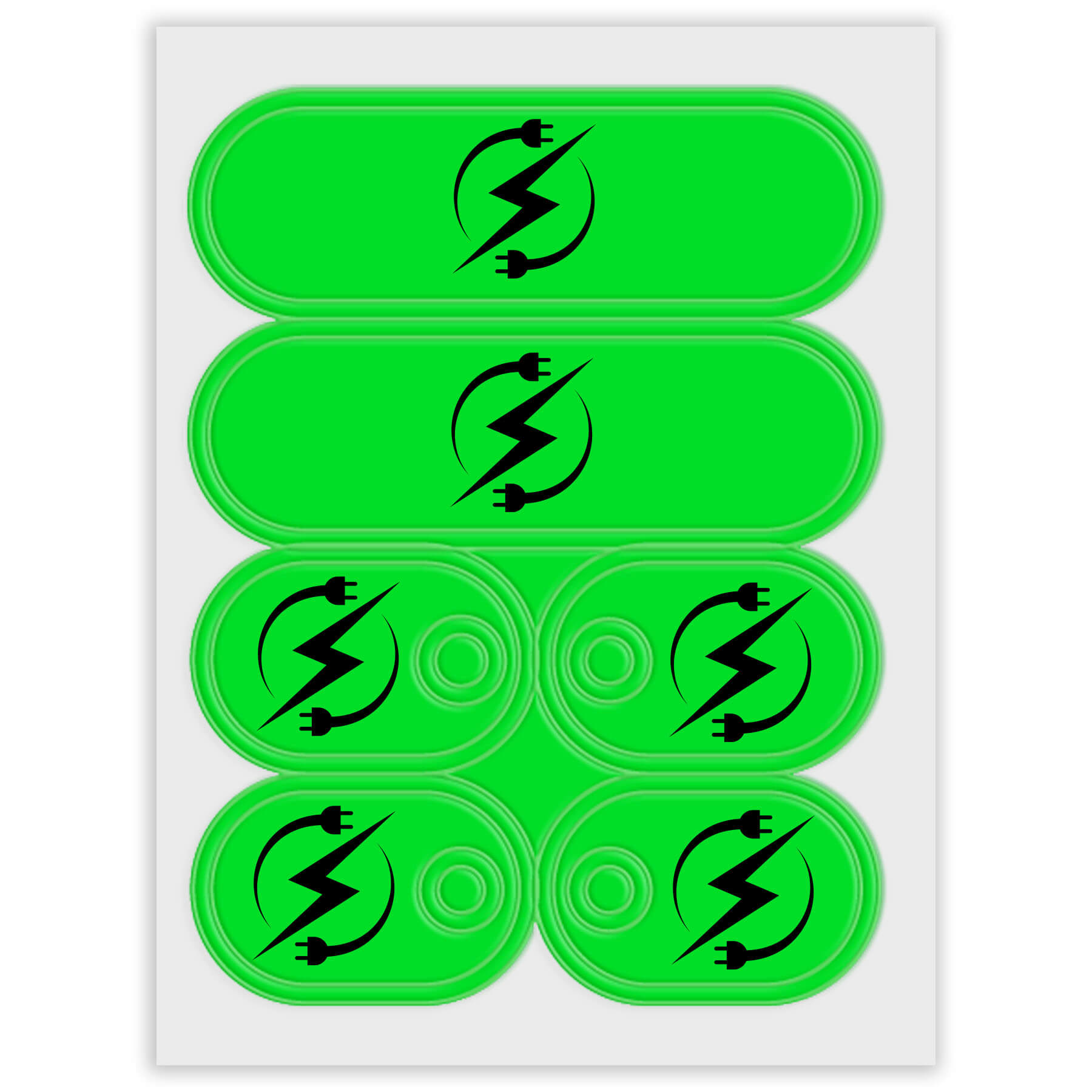 Fluorescent Green Imprinted